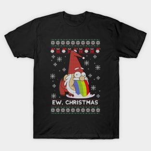 Ew, Christmas - funny kawaii Santa Claus T-Shirt